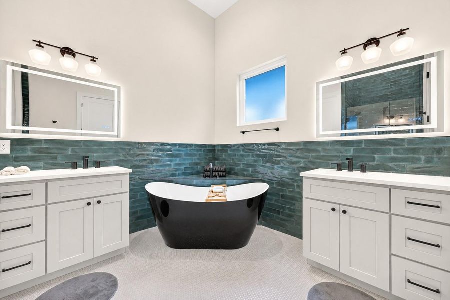 Furnished interior view inside a new home in , Austin (Image 9).