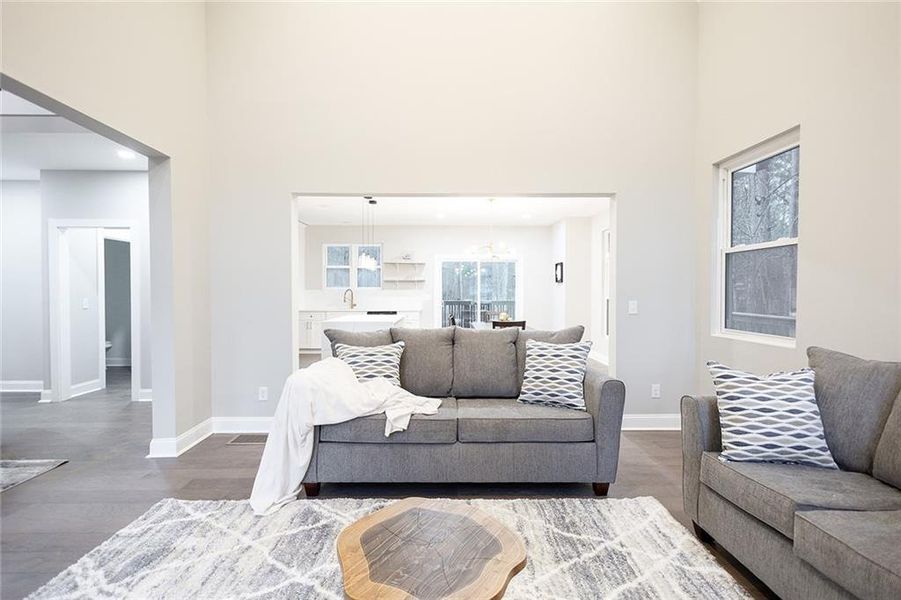 Furnished interior view inside a new home in , Douglasville (Image 38).