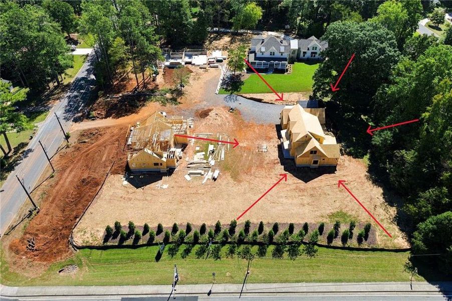 Site preparation for new homesites in , Marietta (Image 9).