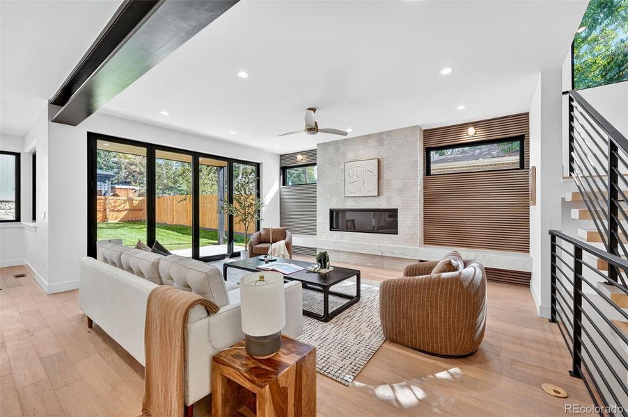 Furnished interior view inside a new home in , Denver (Image 12).