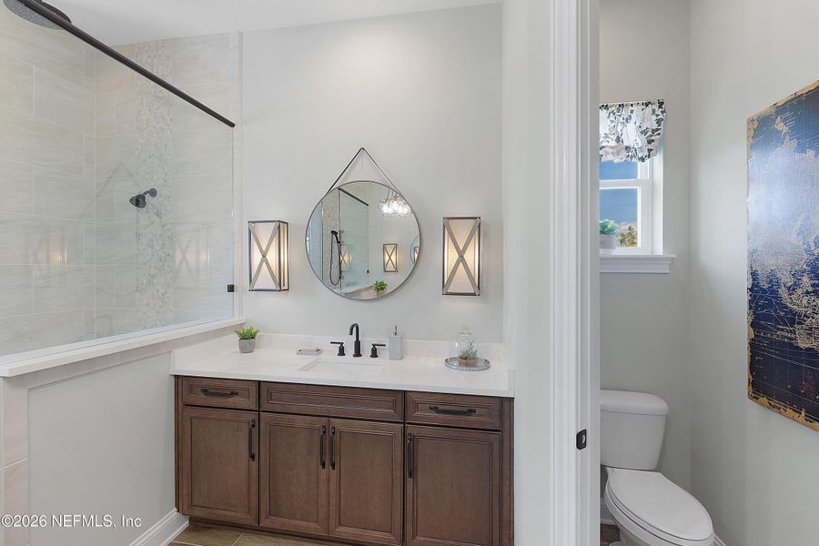 Furnished interior view inside a new home in , Fruit Cove (Image 30).