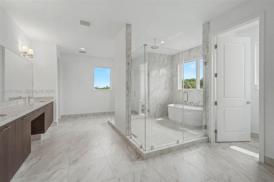 Furnished interior view inside a new home in , Davie (Image 13).
