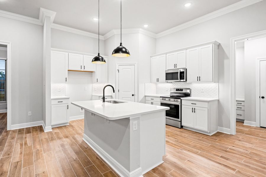 Furnished interior view inside a new home in Starburst at Hammock Bay, Freeport (Image 5).