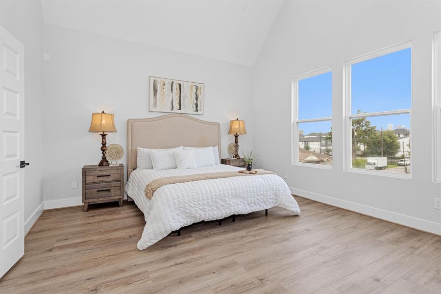 Furnished interior view inside a new home in , Houston (Image 26).