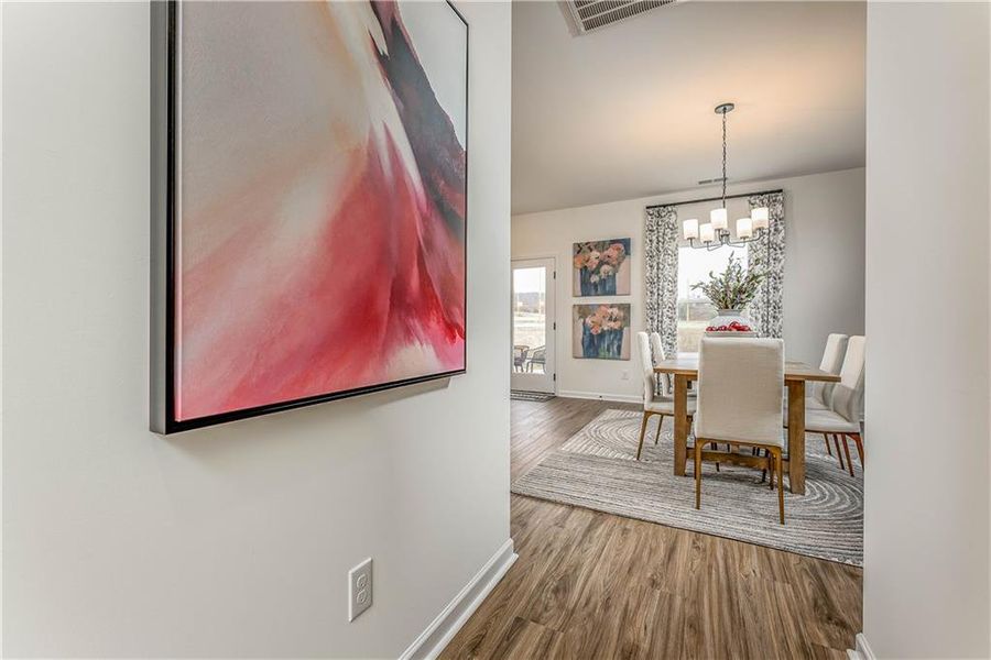 Furnished interior view inside a new home in Hillcrest Park, Ringgold (Image 13).