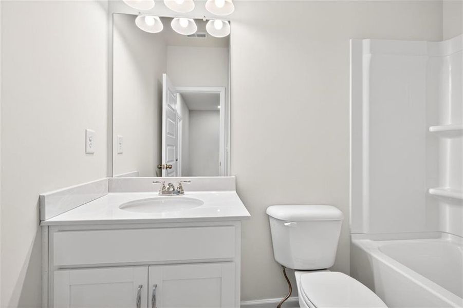 Furnished interior view inside a new home in Franklin Manor, Lawrenceville (Image 16). Furnished interior view inside a new home in Franklin Manor, Lawrenceville (Image 16).