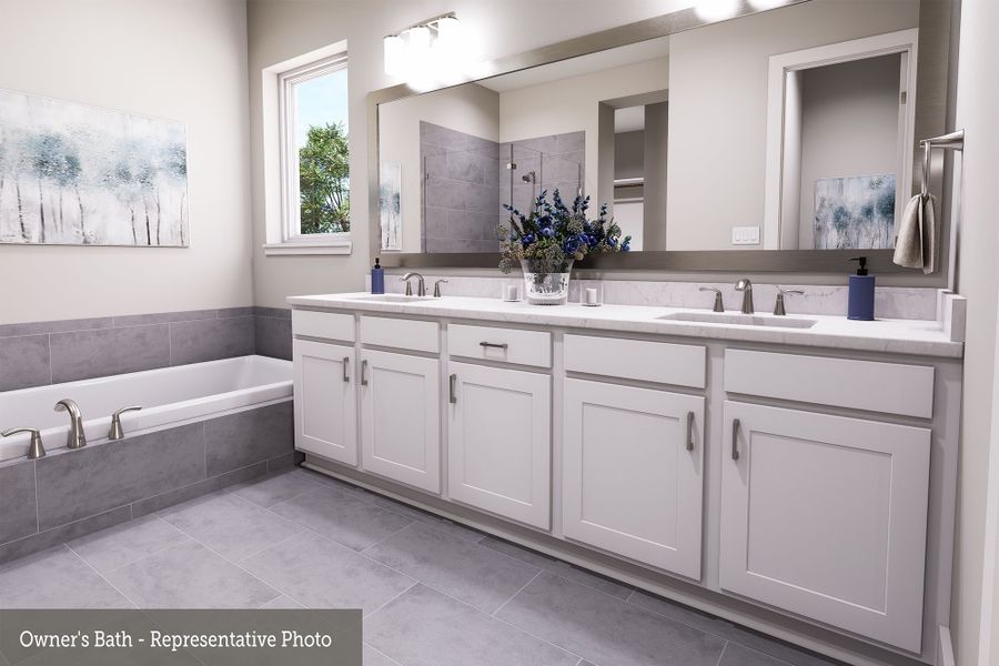 Representative furnished interior of a home built from the The Denali by David Weekley Homes in The Woodlands Hills 70’, Willis (Image 4). Representative furnished interior of a home built from the The Denali by David Weekley Homes in The Woodlands Hills 70’, Willis (Image 4).