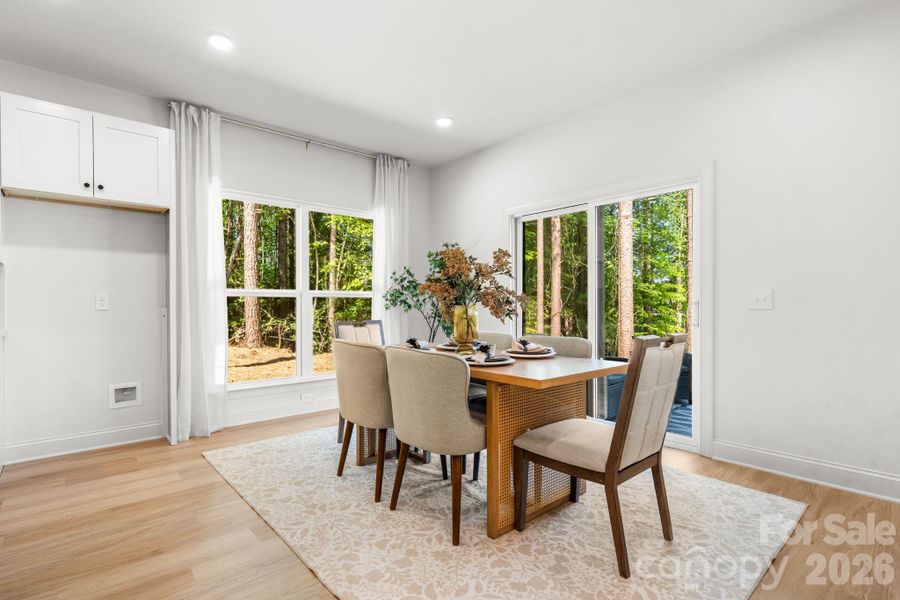 Furnished interior view inside a new home in , Hickory (Image 14).