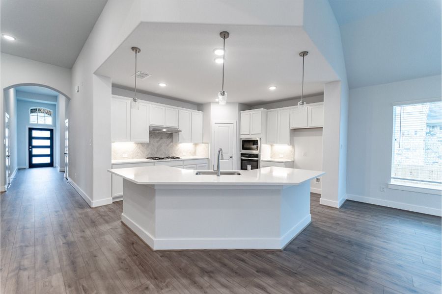 Furnished interior view inside a new home in Sunfield, Buda (Image 5).