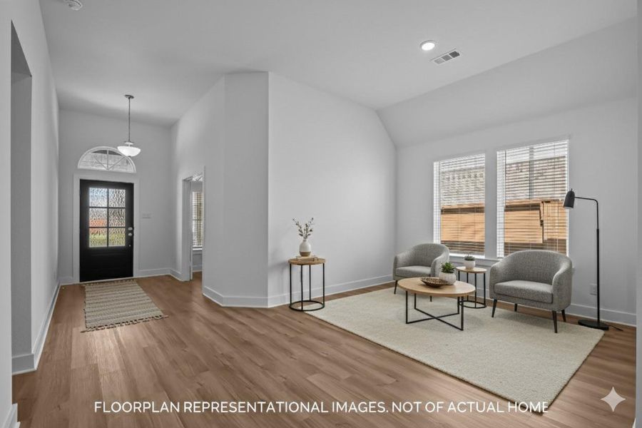 Furnished interior view inside a new home in Sorella, Tomball (Image 18).