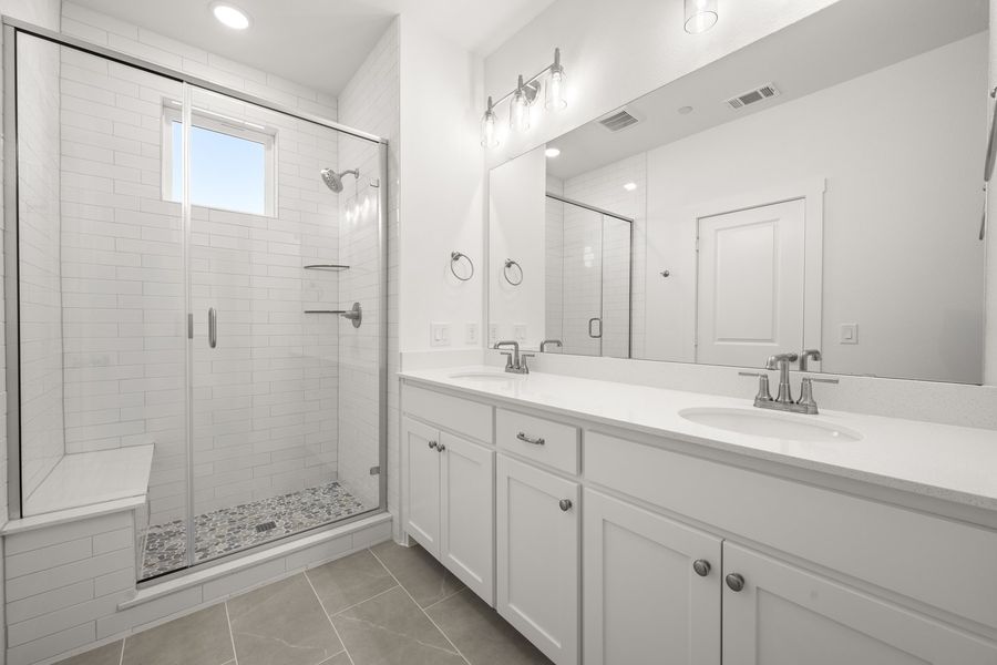 Furnished interior view inside a new home in Wildridge, Oak Point (Image 11).