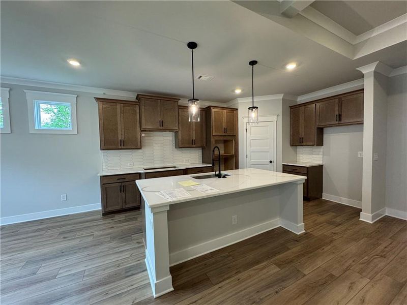 Furnished interior view inside a new home in Rosewood Lake Preserve, Hoschton (Image 11).