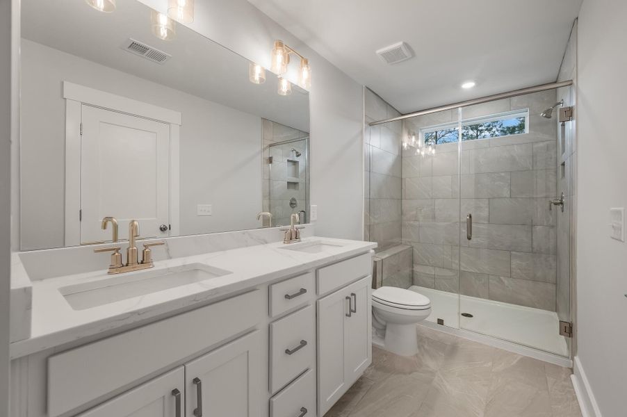 Furnished interior view inside a new home in New Riverside Village, Bluffton (Image 15). Furnished interior view inside a new home in New Riverside Village, Bluffton (Image 15).