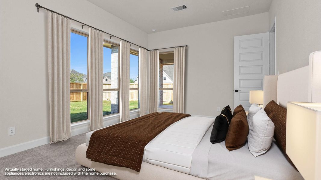 Furnished interior view inside a new home in , Manvel (Image 7).