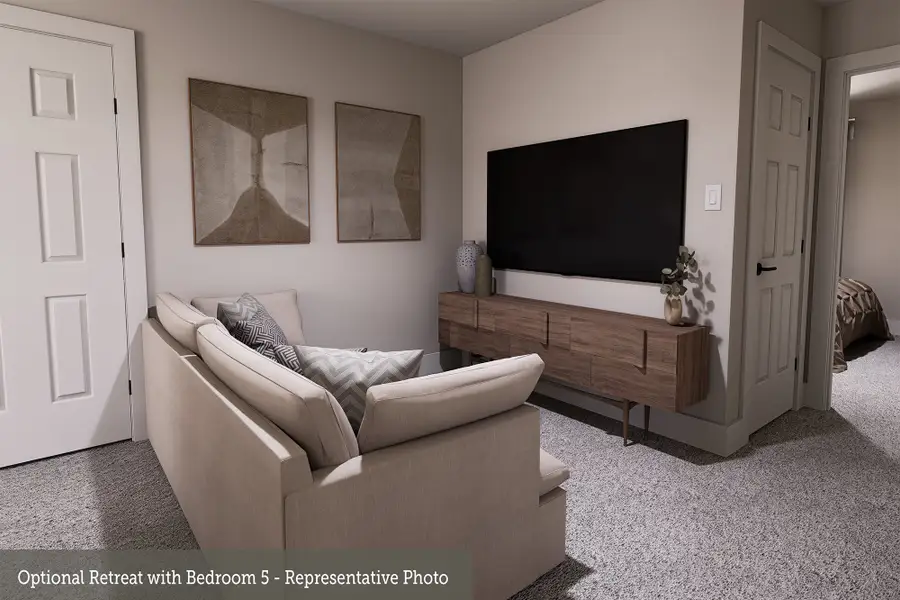 Representative furnished interior of a home built from the The Poppy by David Weekley Homes in Brookewater 45' Homesites, Rosenberg (Image 4). Representative furnished interior of a home built from the The Poppy by David Weekley Homes in Brookewater 45' Homesites, Rosenberg (Image 4).