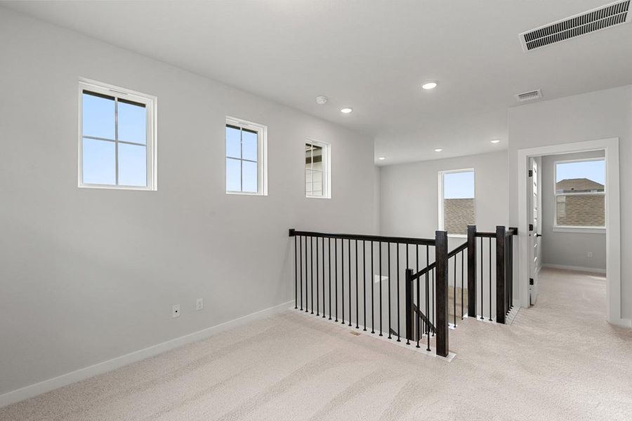 Spacious, unfurnished interior of a new home in Terrace Collection at Heritage, Dripping Springs (Image 24). Spacious, unfurnished interior of a new home in Terrace Collection at Heritage, Dripping Springs (Image 24).