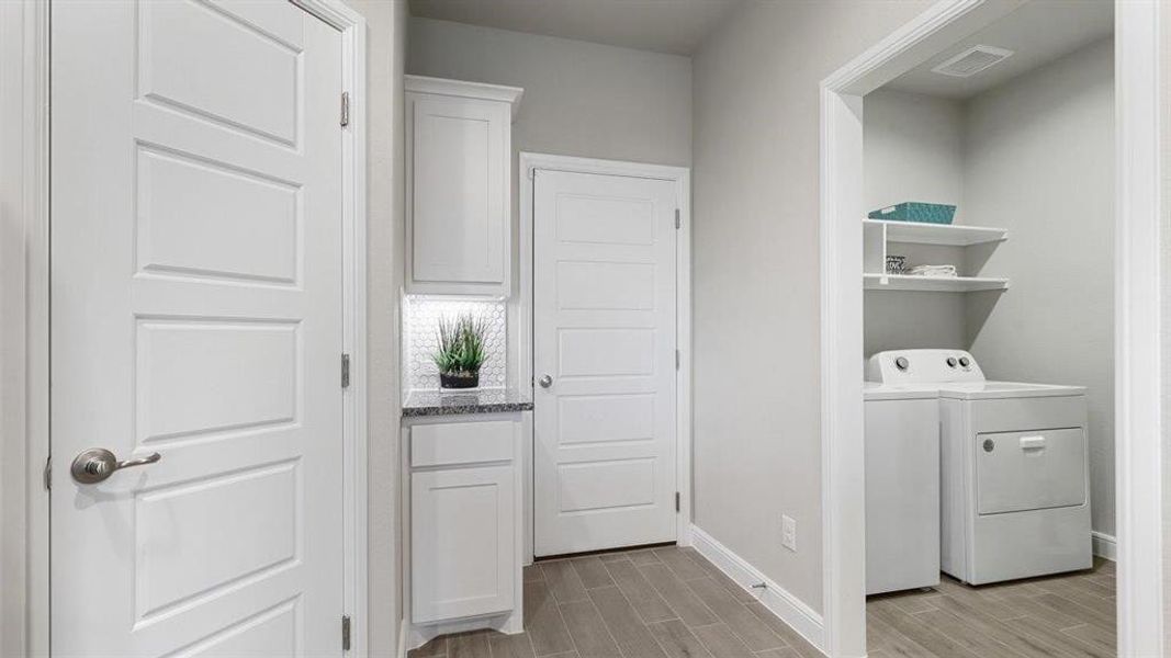 Furnished interior view inside a new home in Legado, Cleburne (Image 32). Furnished interior view inside a new home in Legado, Cleburne (Image 32).