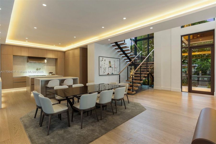 Furnished interior view inside a new home in , Miami (Image 6).