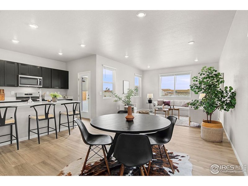 Furnished interior view inside a new home in Lake Bluff, Greeley (Image 9).