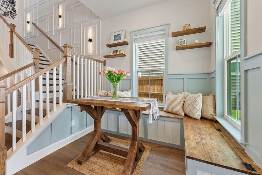 Furnished interior view inside a new home in Heron's Walk at Summers Corner, Summerville (Image 33).