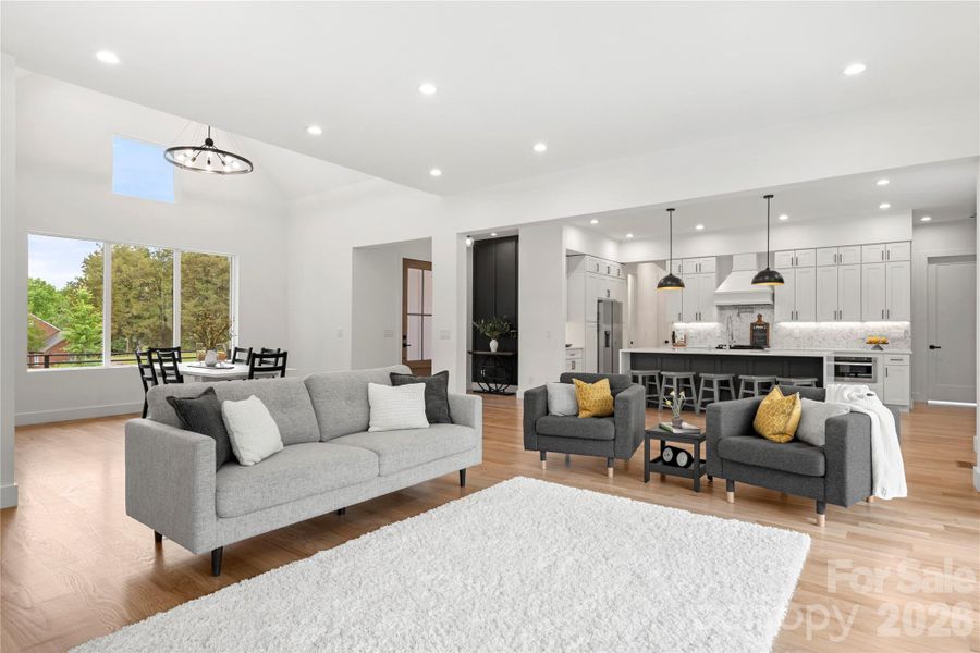Furnished interior view inside a new home in , Monroe (Image 38).