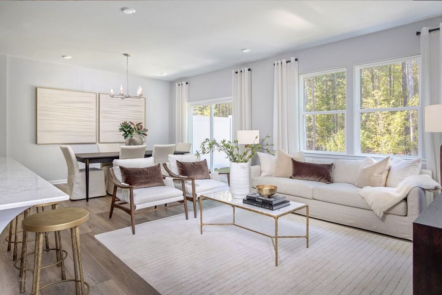 Representative furnished interior of a home built from the 1913 Modeled by KB Home in Brooks Mill - Reserve Series, Durham (Image 6).
