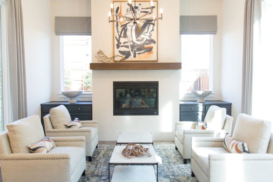 Representative furnished interior of a home built from the 6011 by Tradition Homes in Mustang Lakes, McKinney (Image 17).