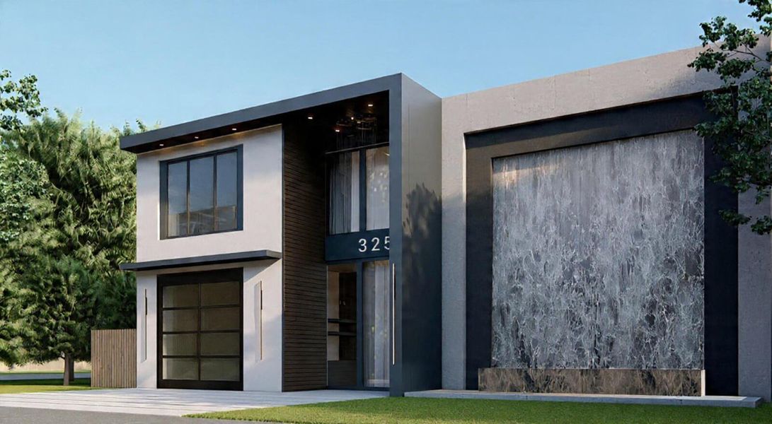 Front exterior of a new home in , Wilton Manors, FL, highlighting curb appeal (Image 1). Front exterior of a new home in , Wilton Manors, FL, highlighting curb appeal (Image 1).