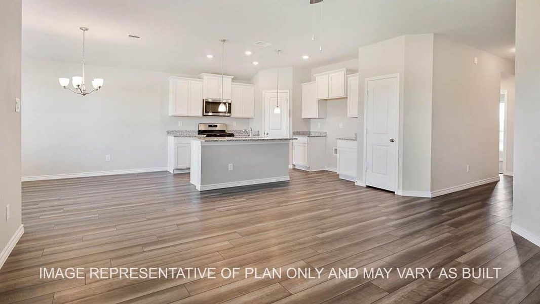 Spacious, unfurnished interior of a new home in Southern Pointe, College Station (Image 7).