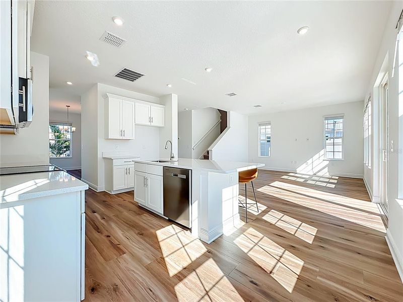 Furnished interior view inside a new home in , St. Petersburg (Image 11).