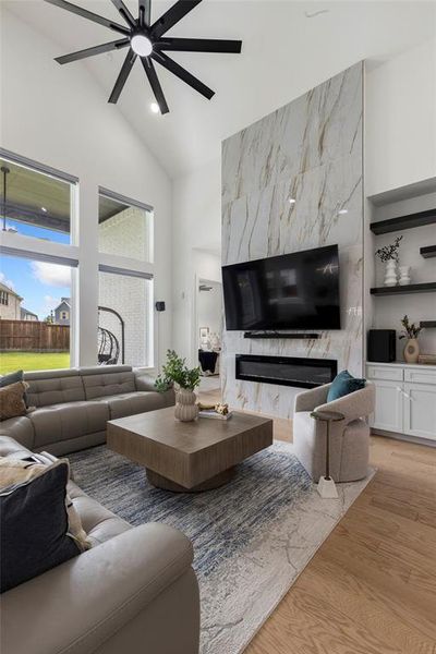 Furnished interior view inside a new home in , Prosper (Image 13). Furnished interior view inside a new home in , Prosper (Image 13).