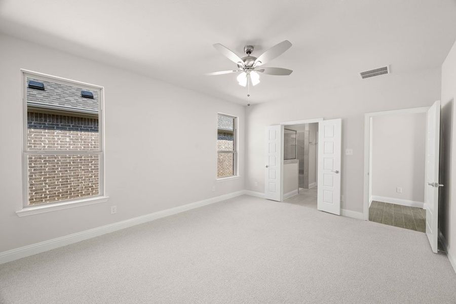 Front exterior of a new home in Redden Farms – Active Adult, Midlothian, TX, highlighting curb appeal (Image 19). Front exterior of a new home in Redden Farms – Active Adult, Midlothian, TX, highlighting curb appeal (Image 19).