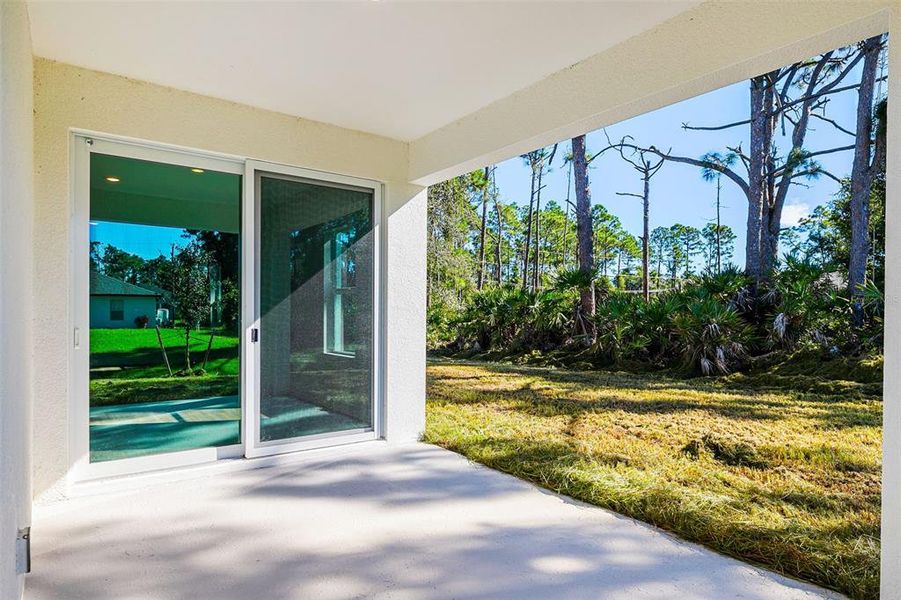 Exterior details and patio area of a home in , North Port (Image 1). Exterior details and patio area of a home in , North Port (Image 1).