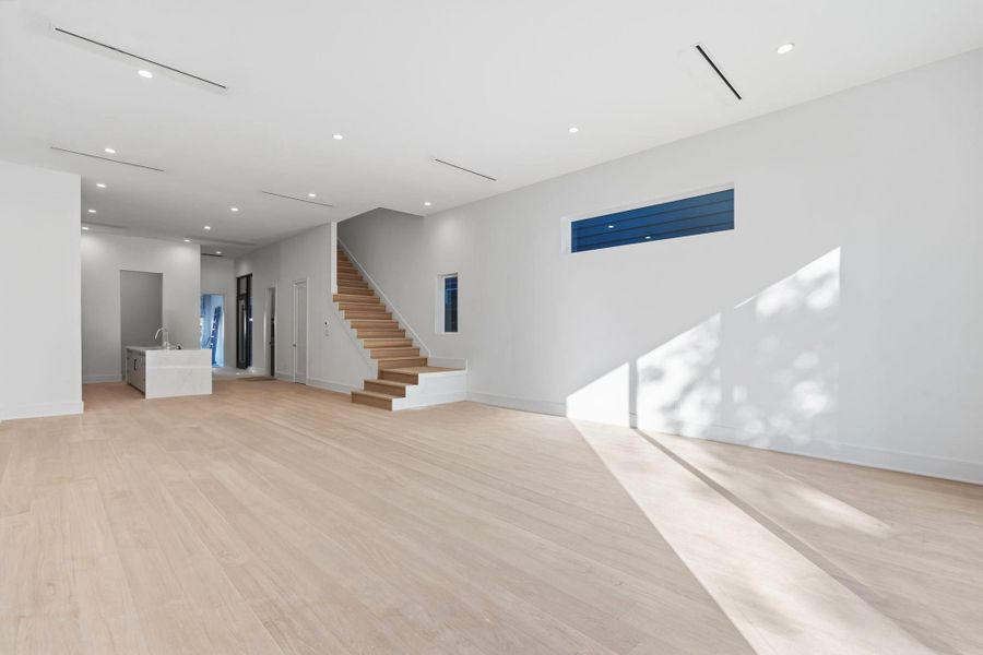 Slot AC diffusers throughout to maintain clean lines and superior airflow.