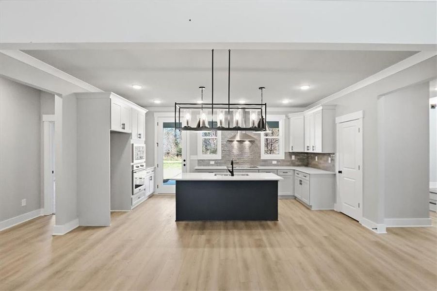 Furnished interior view inside a new home in , Statham (Image 8).