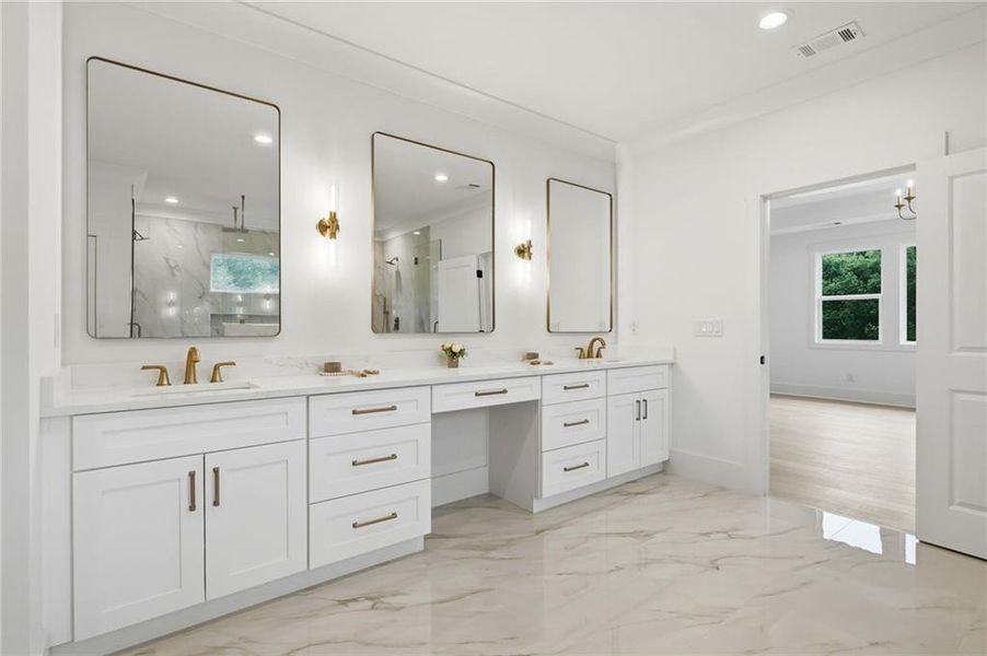 Furnished interior view inside a new home in , Jefferson (Image 12).