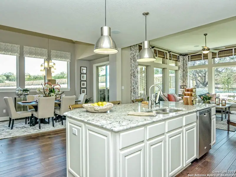 Furnished interior view inside a new home in Davis Ranch 50', San Antonio (Image 7).