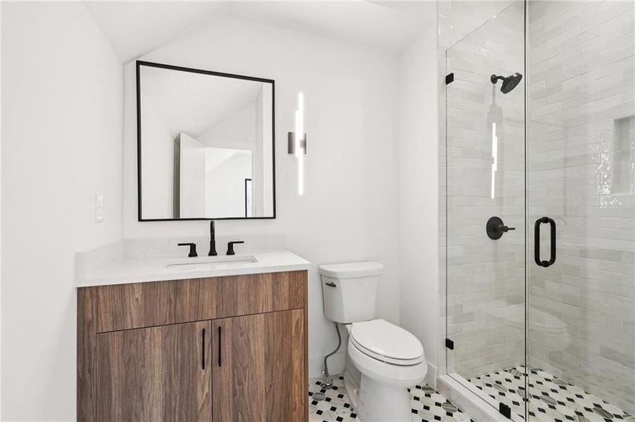 Furnished interior view inside a new home in , Roswell (Image 54).