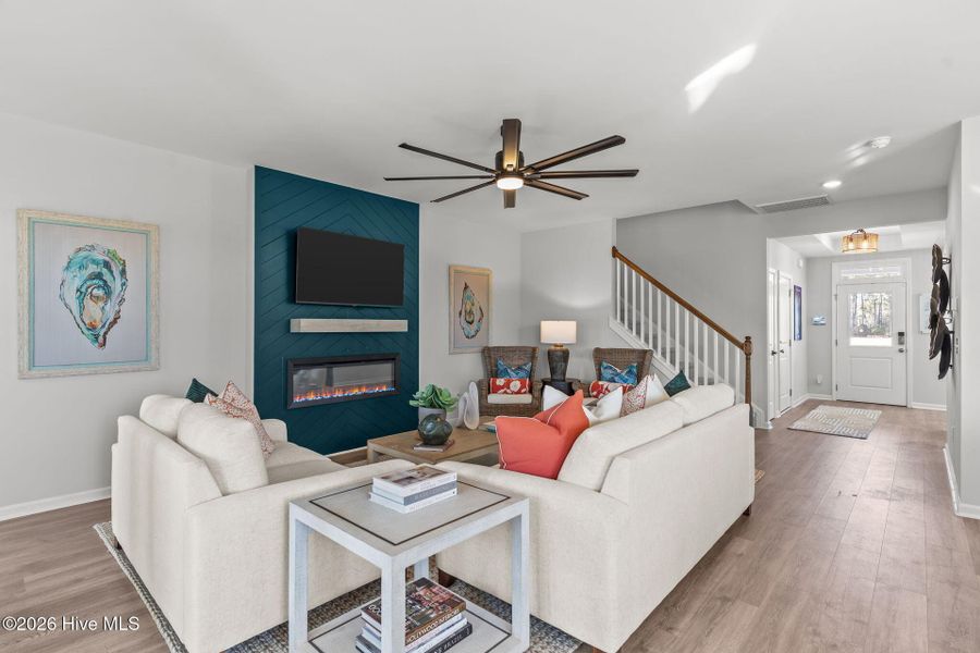 Furnished interior view inside a new home in Terrapin, Leland (Image 18).