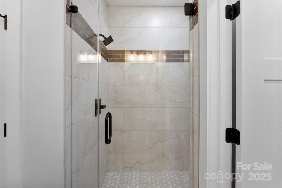 Custom walk-in shower