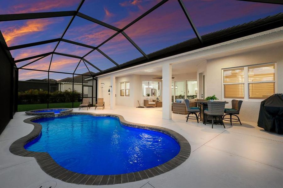 Exterior details and patio area of a home in The Reserve at Twin Rivers, Parrish (Image 19). Exterior details and patio area of a home in The Reserve at Twin Rivers, Parrish (Image 19).