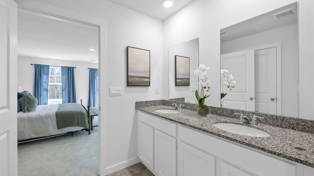 Furnished interior view inside a new home in Crescent Ridge, Niota (Image 26).
