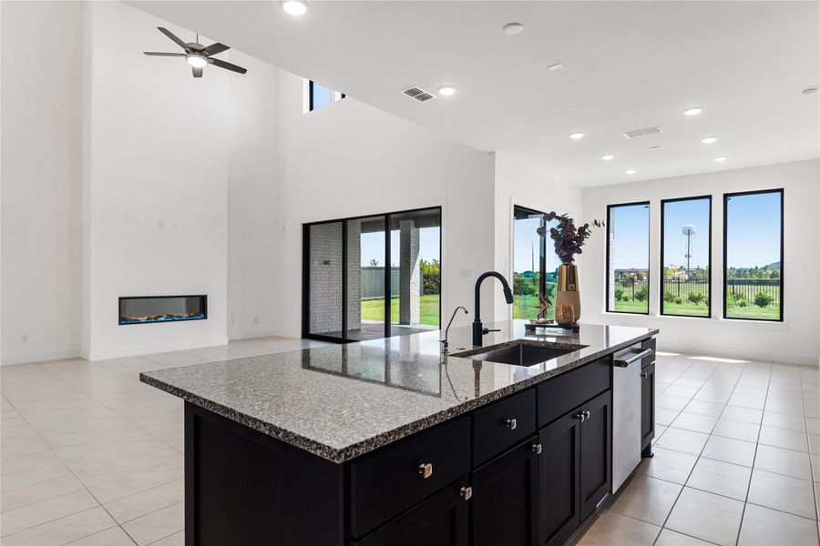 Furnished interior view inside a new home in Harvest Green, Richmond (Image 10).