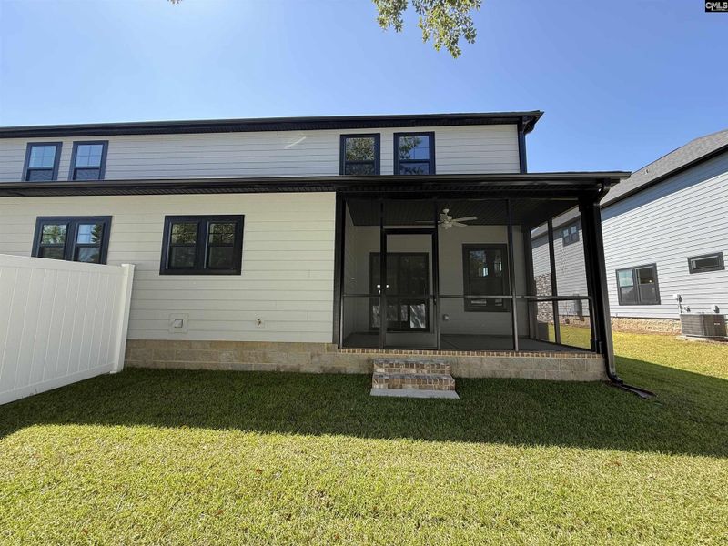 Exterior details and patio area of a home in Dunbar Village, Cayce (Image 29).