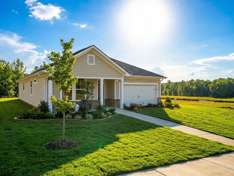 Representative exterior photo of a completed home built from the The Laurel J by Davidson Homes LLC in Bailey Park, Fayetteville, TN (Image 24).