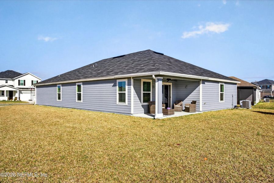 Exterior details and patio area of a home in , Jacksonville (Image 29).