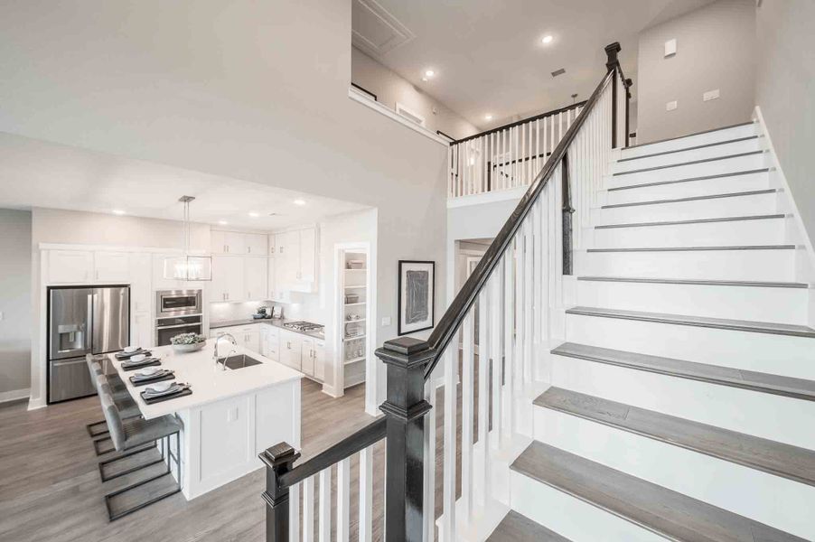 Representative furnished interior of a home built from the Barnhart by Tri Pointe Homes in Cross Creek Ranch 65′, Fulshear (Image 18). Representative furnished interior of a home built from the Barnhart by Tri Pointe Homes in Cross Creek Ranch 65′, Fulshear (Image 18).