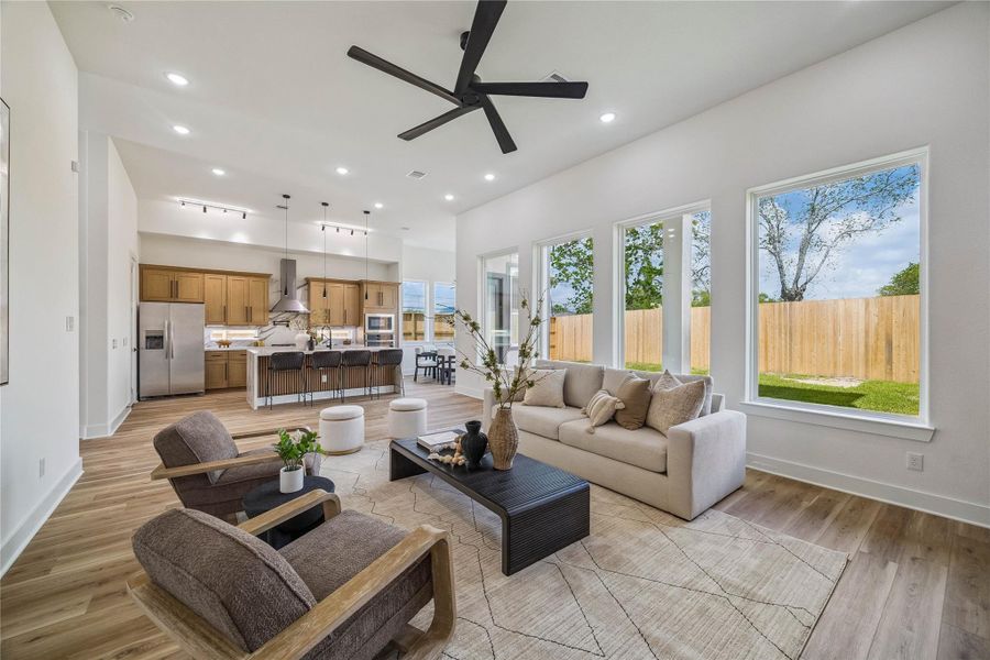 Furnished interior view inside a new home in , Houston (Image 6).