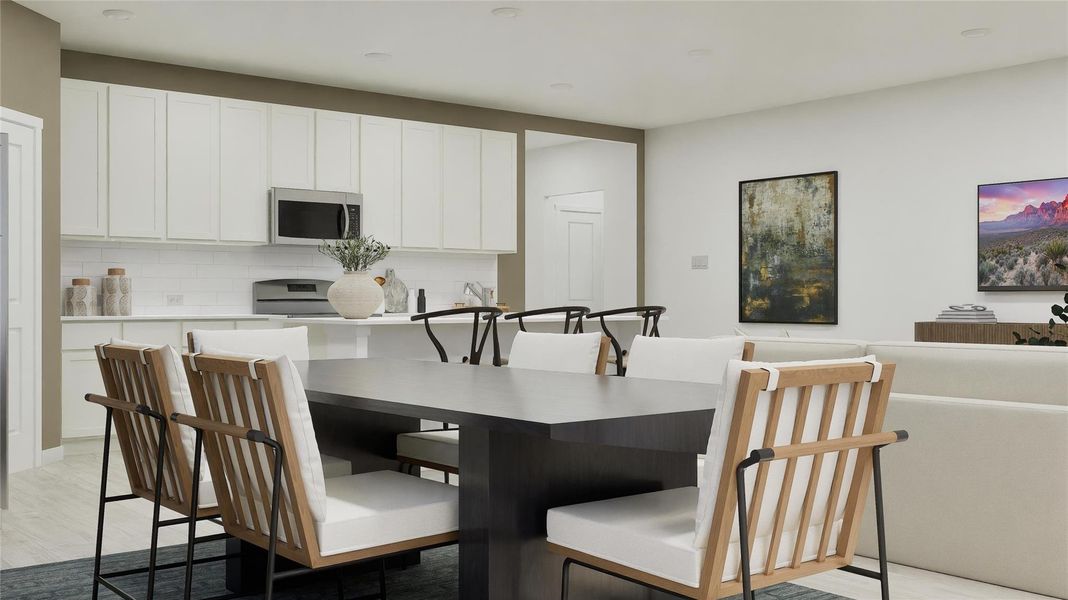 Furnished interior view inside a new home in Ashland, Angleton (Image 3).