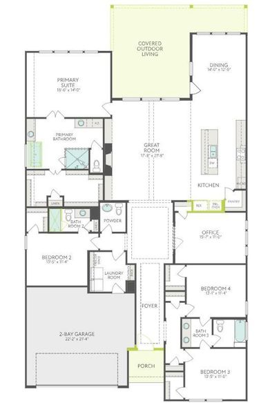 2D floor plan layout of this home in Pecan Ridge, Fulshear, TX (Image 4). 2D floor plan layout of this home in Pecan Ridge, Fulshear, TX (Image 4).